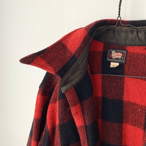 vintage 70s wool plaid Woolrich jacket / chore - barn - work coat - Picture 11 of 11